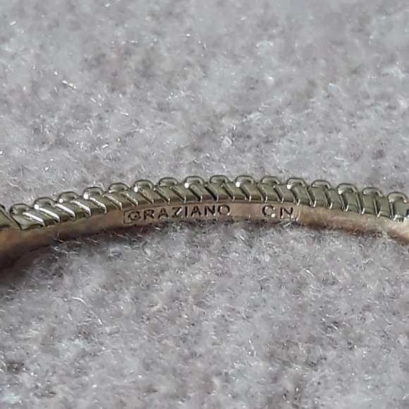 Pair of RJ Graziano CN Stacking Bracelets, Gold w/Coloured Stones - Picture 5 of 7